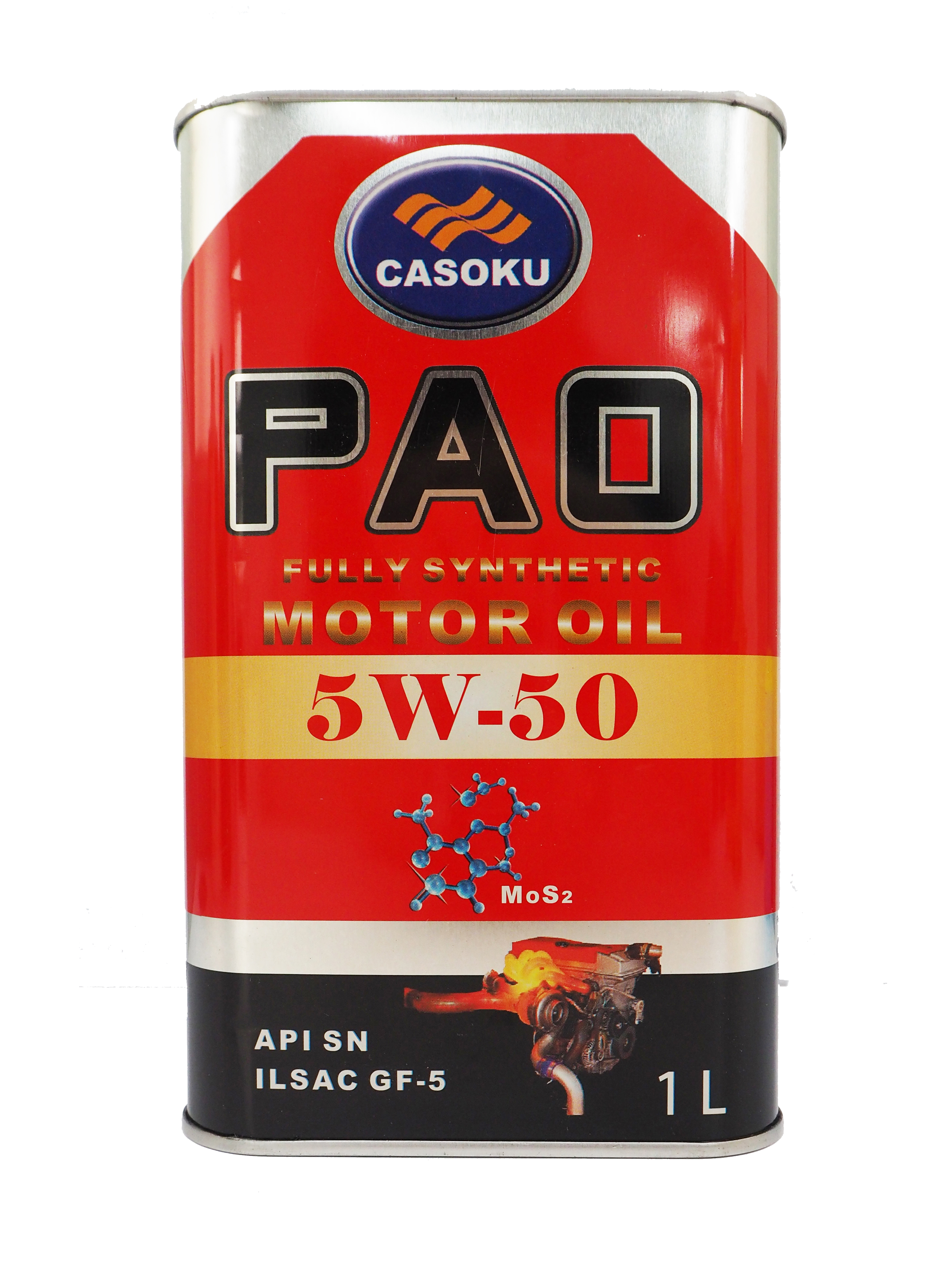 PAO MoS2 5W50 Fully synthetic engine oil